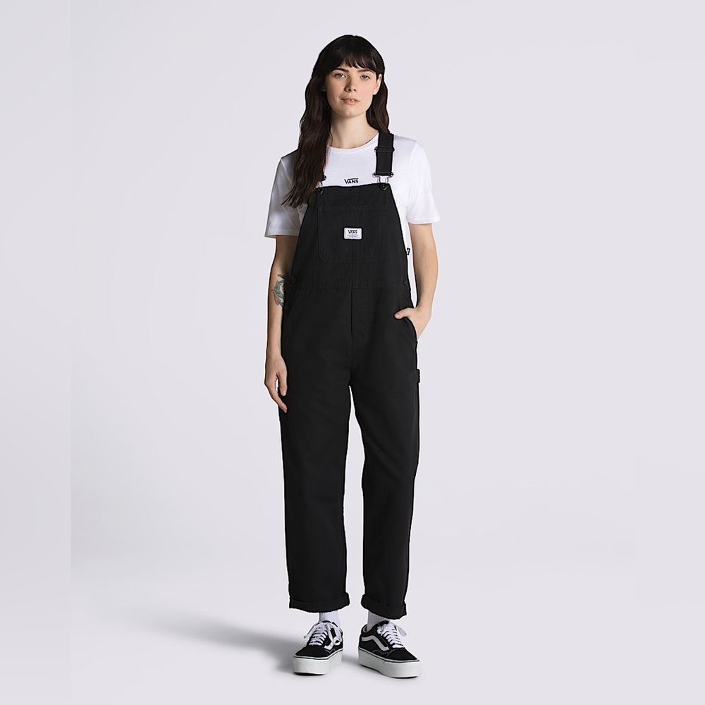 Vans Black Denim Overalls